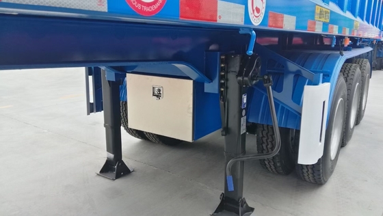 Eindzijde Achterste 3 As 35 40 kubieke meter Dump Tipper Trailer met zelfdumpingfunctie