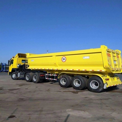 U-vorm zware aanhangwagen met 3-6 assen en Hyva hydraulisch systeem