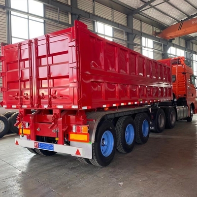 U-vorm zware aanhangwagen met 3-6 assen en Hyva hydraulisch systeem