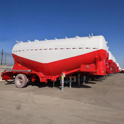 Transport van bulkpoeder met een aanhangwagen van een vrachtwagen van Sinotruk Cement Bulk en een motor van Weichai 4102