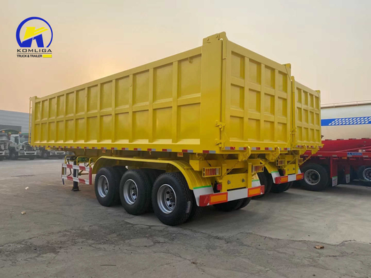 3 as 4 as Hydraulische Dump Trailer met King Pin Jost 2,0 0r 3,5 inch en warm