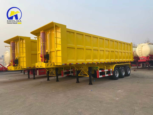 3 as 4 as Hydraulische Dump Trailer met King Pin Jost 2,0 0r 3,5 inch en warm