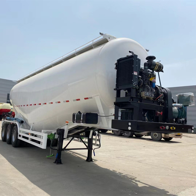 3 assen Cimc Cement Bulker Trailer met 35m3 40m3 45m3 capaciteit en 2 reservebanddragers