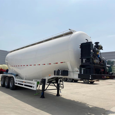 3 assen Cimc Cement Bulker Trailer met 35m3 40m3 45m3 capaciteit en 2 reservebanddragers