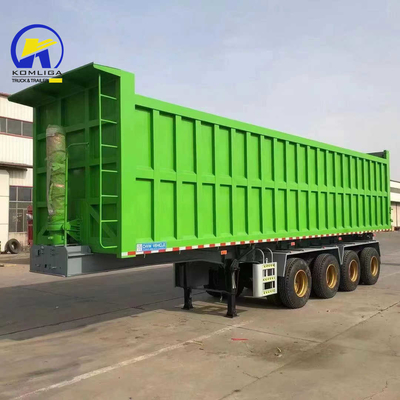 3/4-as-tilper achterste dump-half-aanhanger met zware klasse en GCC-certificering