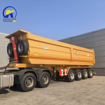 3/4-as-tilper achterste dump-half-aanhanger met zware klasse en GCC-certificering