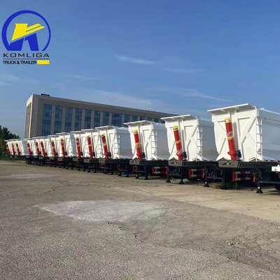 Hydraulisch systeem Dump Trailer voor Sinotruk HOWO zware transportwagen met zandsteen