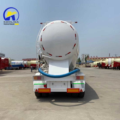 Flatbed 3 axles 28cbm 40ton bulk cement tank tank trailer met Wabco Re6 relais klep