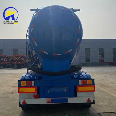 Flatbed 3 axles 28cbm 40ton bulk cement tank tank trailer met Wabco Re6 relais klep