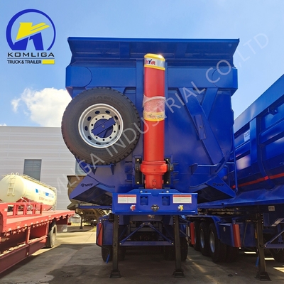 Zware 3-assen zandvervoerschip/dump-half-aanhanger einddumptruck aanhangers