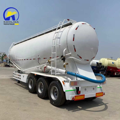 3 Assen 50tons 40cbm Silo Droog bulk cement poeder Tanker Halve aanhangwagens naar Rusland/Kazakstan