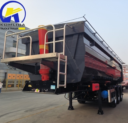 3axel dumptrailer tipper trailer dumper halftrailer voor bouwmaterialen
