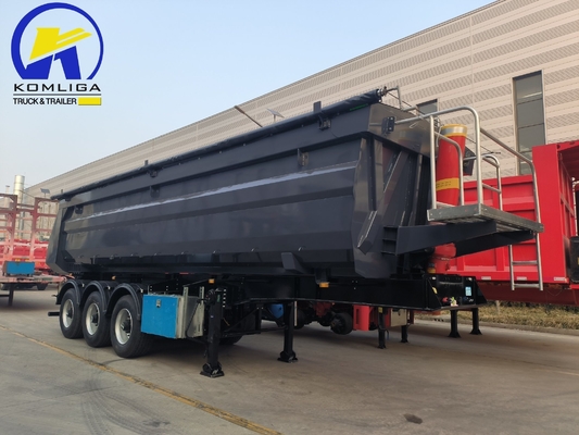 3axel dumptrailer tipper trailer dumper halftrailer voor bouwmaterialen