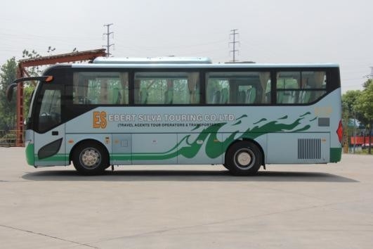Handgestuurd 2023 40 zitplaatsen Coach Bus Rhd LHD voor Afrika Oeganda Zimbabwe Zambia