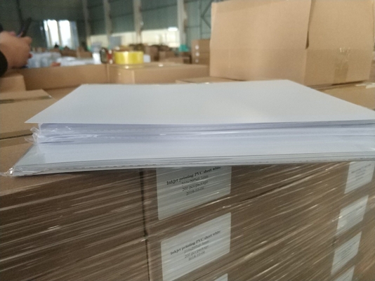 210x297x0.3 Inkjetprinting PVC-plaat voor plastic kaarten Technische reserveonderdelen