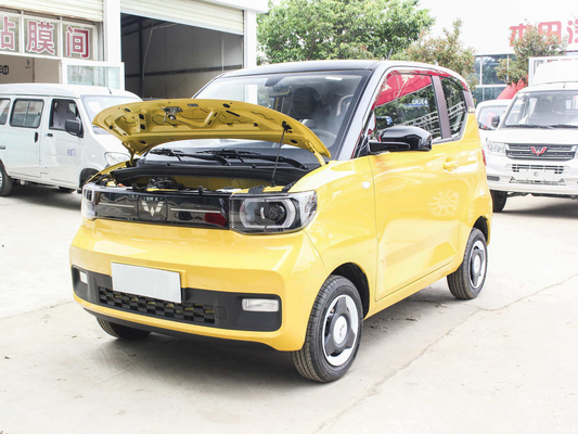 20kw Wuling Hongguang Mini Vier zitplaatsen elektrische auto Modieus Chinees elektrisch voertuig